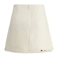 Pearls bouclé Miniskirt