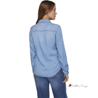 Light Blue Cotton Sweater