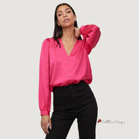 Pink Polyester Shirt