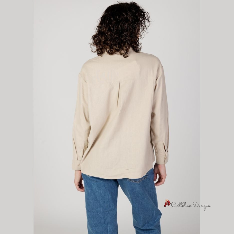 Beige Linen Sweater