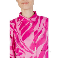 Pink Polyester Sweater