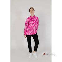 Pink Polyester Sweater