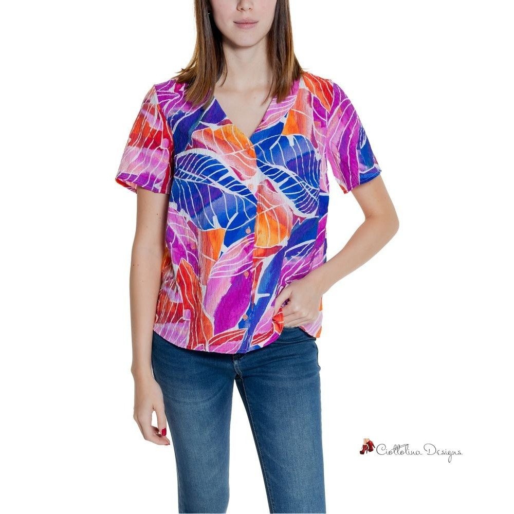 Multicolor Viscose Shirt