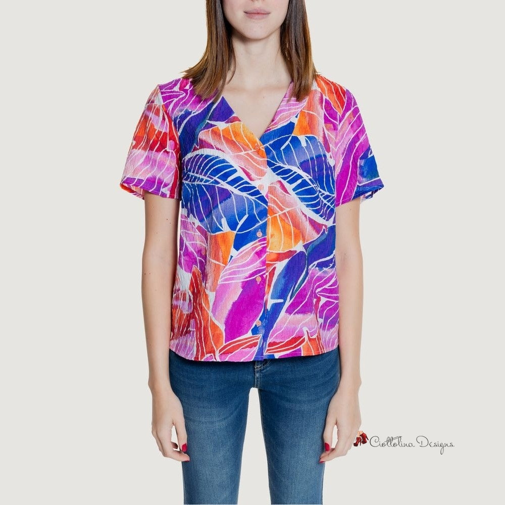 Multicolor Viscose Shirt