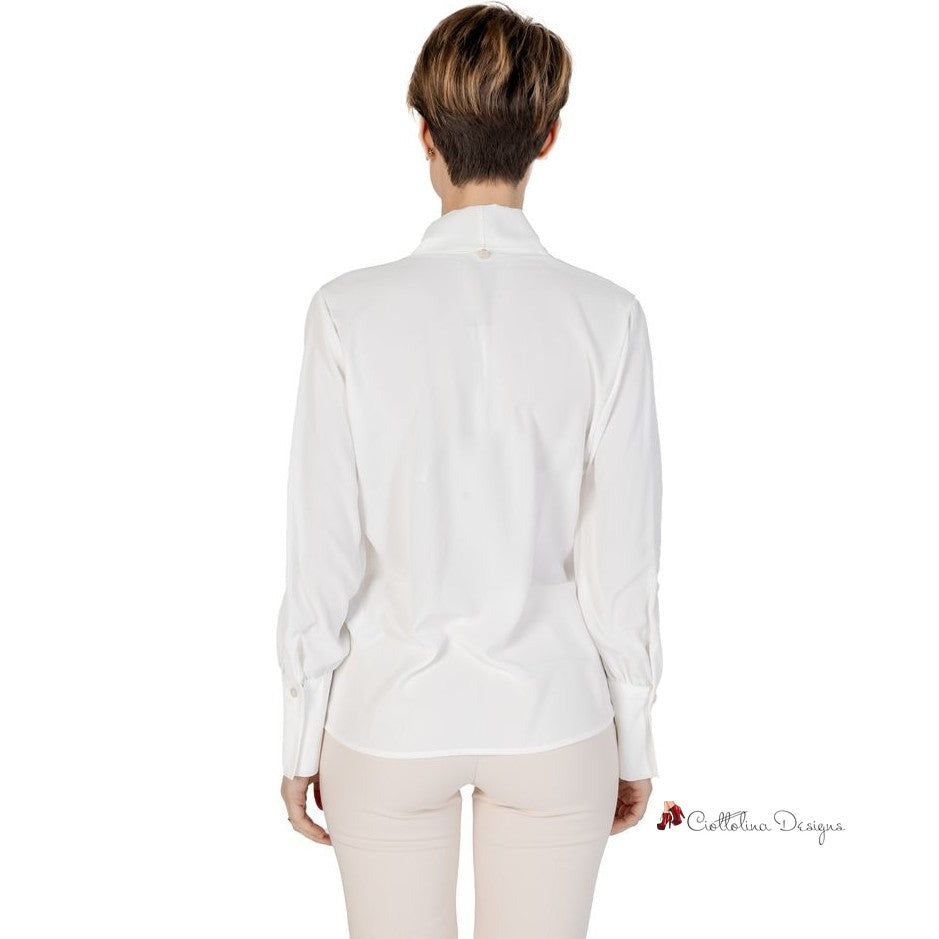 White Polyester Shirt