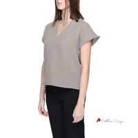 Gray Cotton Shirt