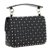 Rockstud Spike Leather Shoulder Bag