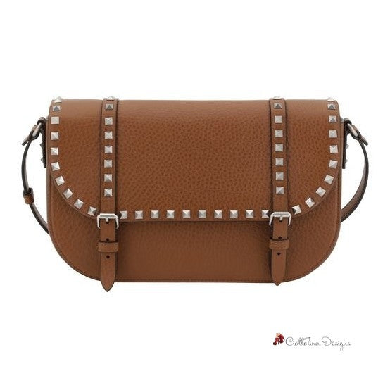 Rockstud Messenger Shoulder Bag