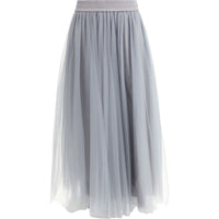 tulle Midi Skirt