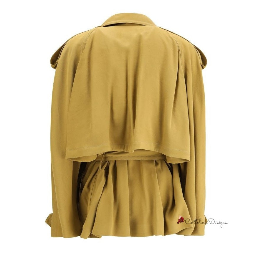 Double-breasted Short Trench Coat