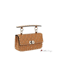 Rockstud Spike small leather Handbag