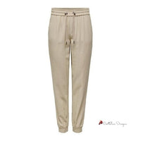 Beige Viscose Jeans & Pant