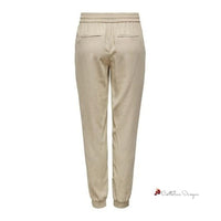 Beige Viscose Jeans & Pant