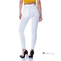 White Cotton Jeans & Pant