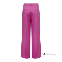 Pink Recycled Polyester Jeans & Pant