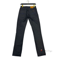 Black Cotton Jeans & Pant