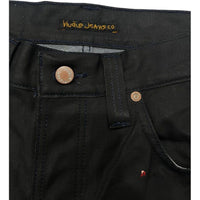 Black Cotton Jeans & Pant