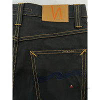 Black Cotton Jeans & Pant