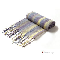 Multicolor Linen And Scarf