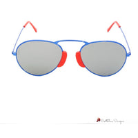 Blue Metal Sunglasses