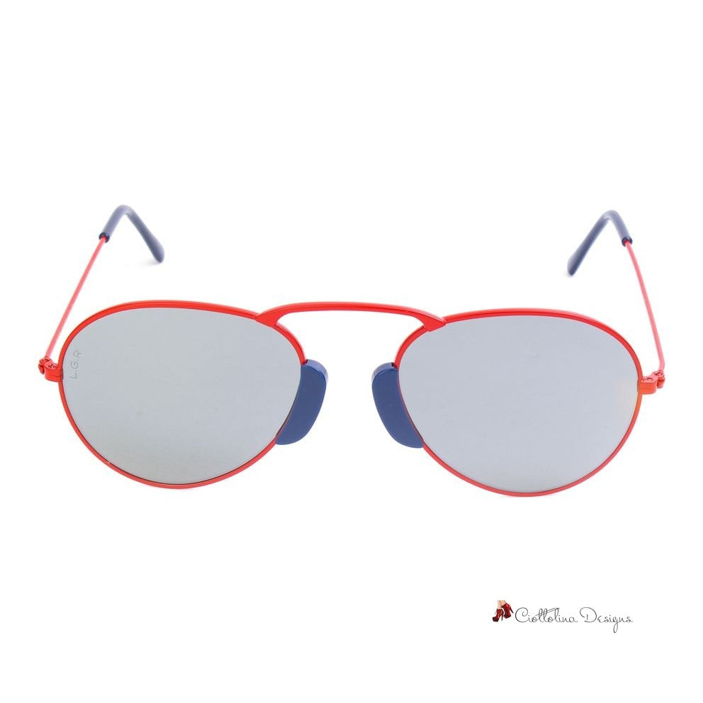 Red Metal Sunglasses