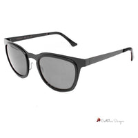 Black Stainless Steel Sunglasses