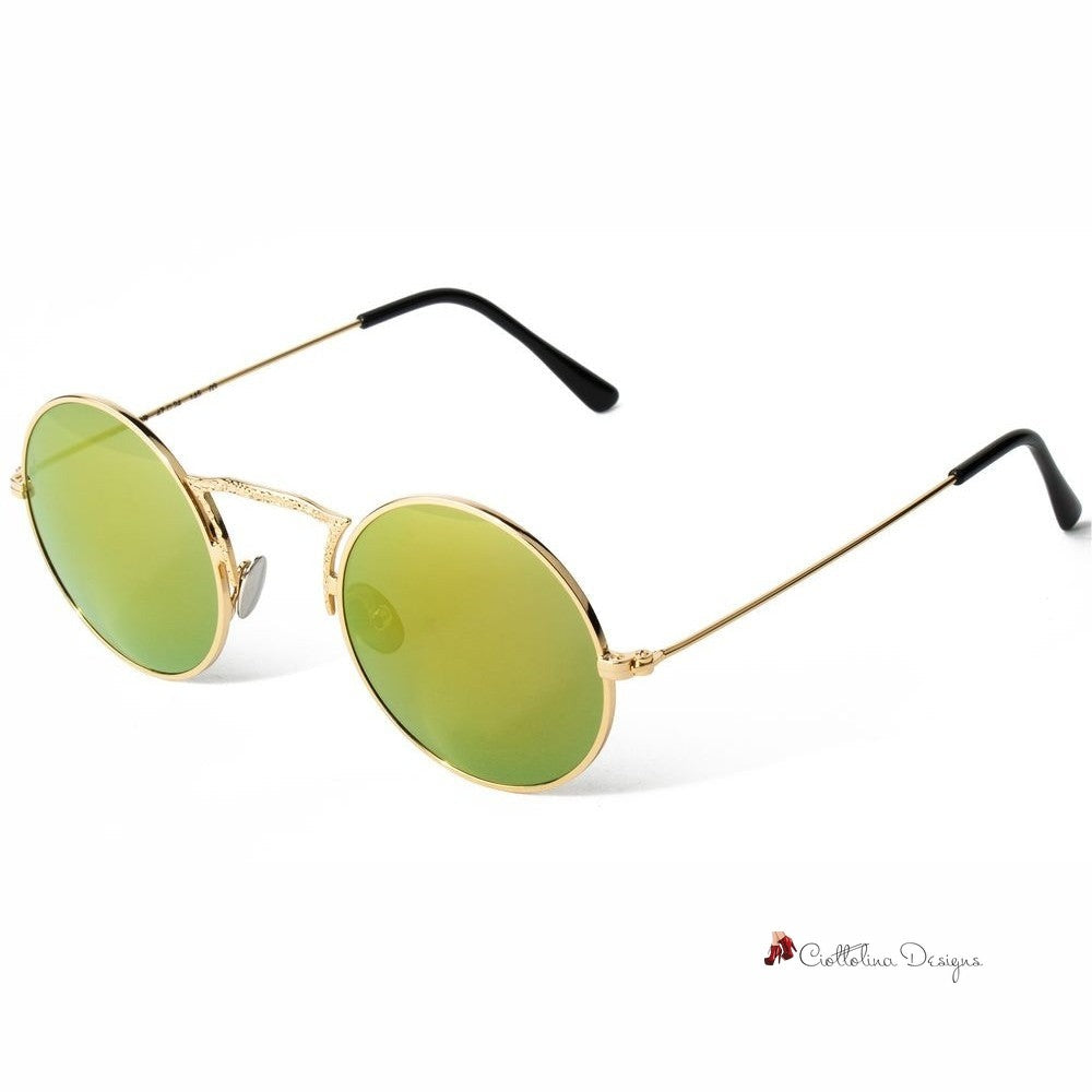 Gold Metal Sunglasses