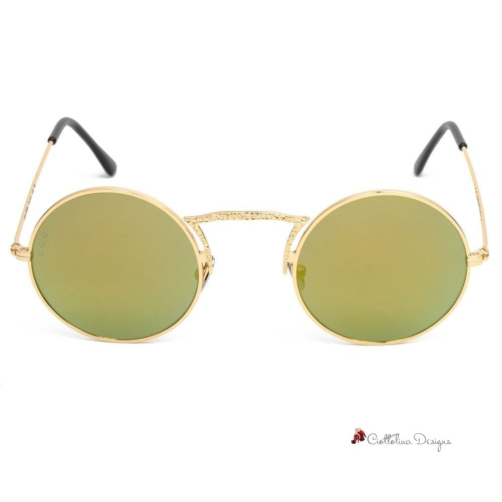 Gold Metal Sunglasses