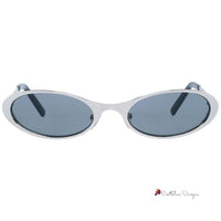 Silver Metal Sunglasses