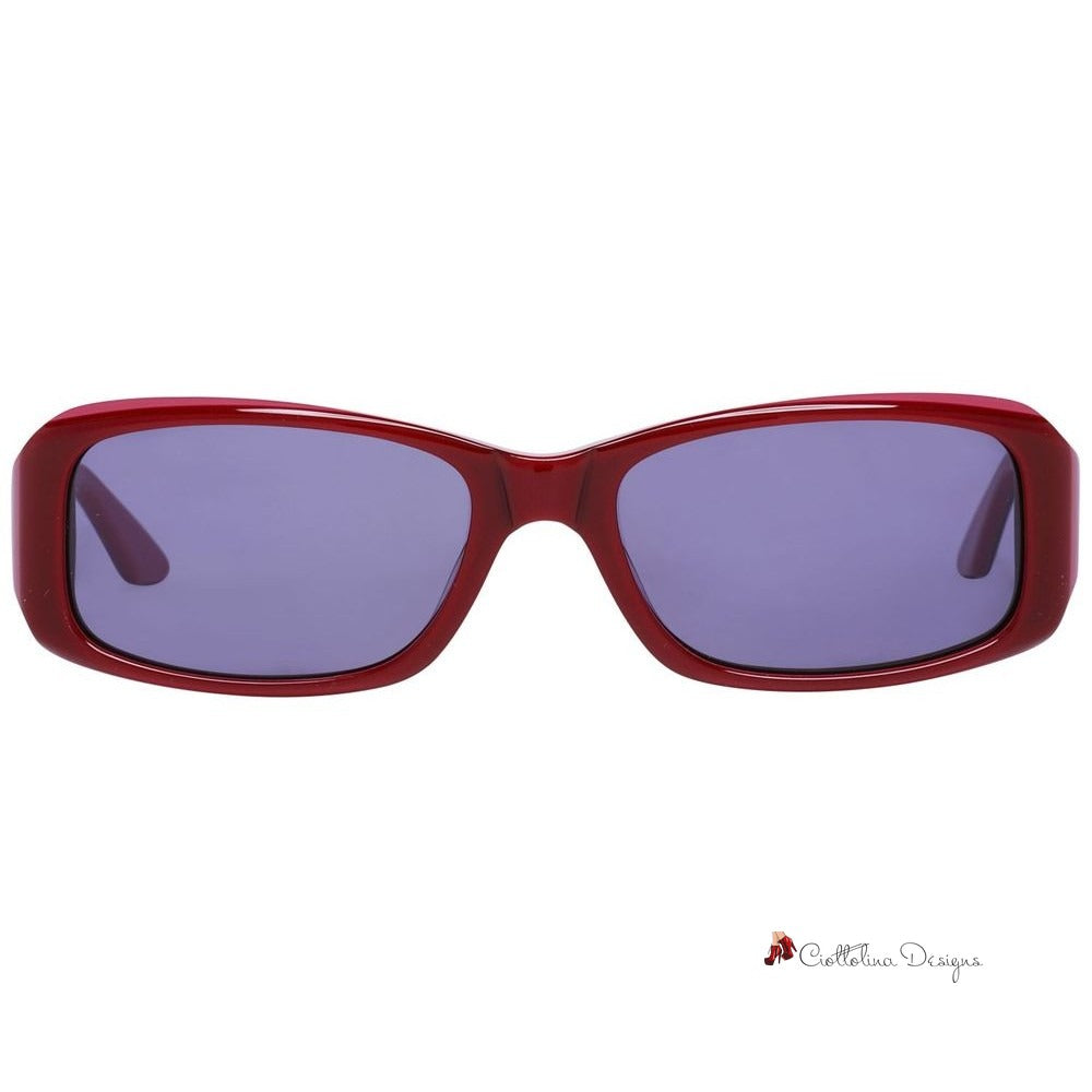 Red Plastic Sunglasses