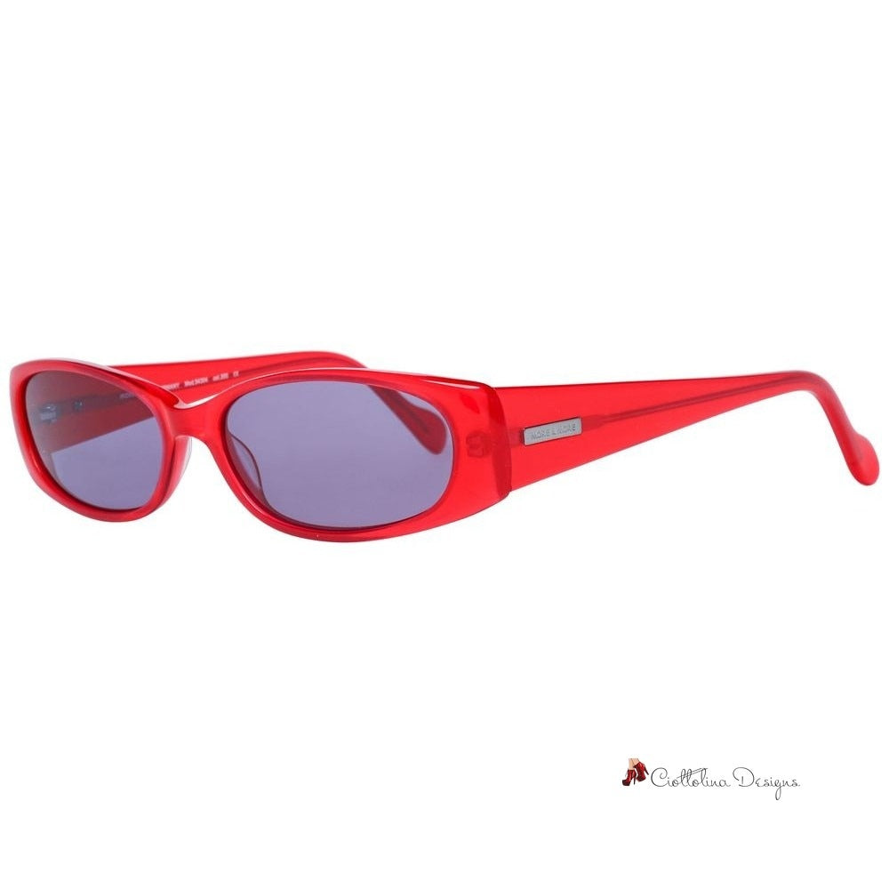 Red Plastic Sunglasses