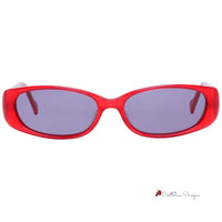 Red Plastic Sunglasses