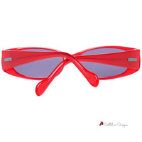 Red Plastic Sunglasses