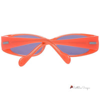 Orange Plastic Sunglasses