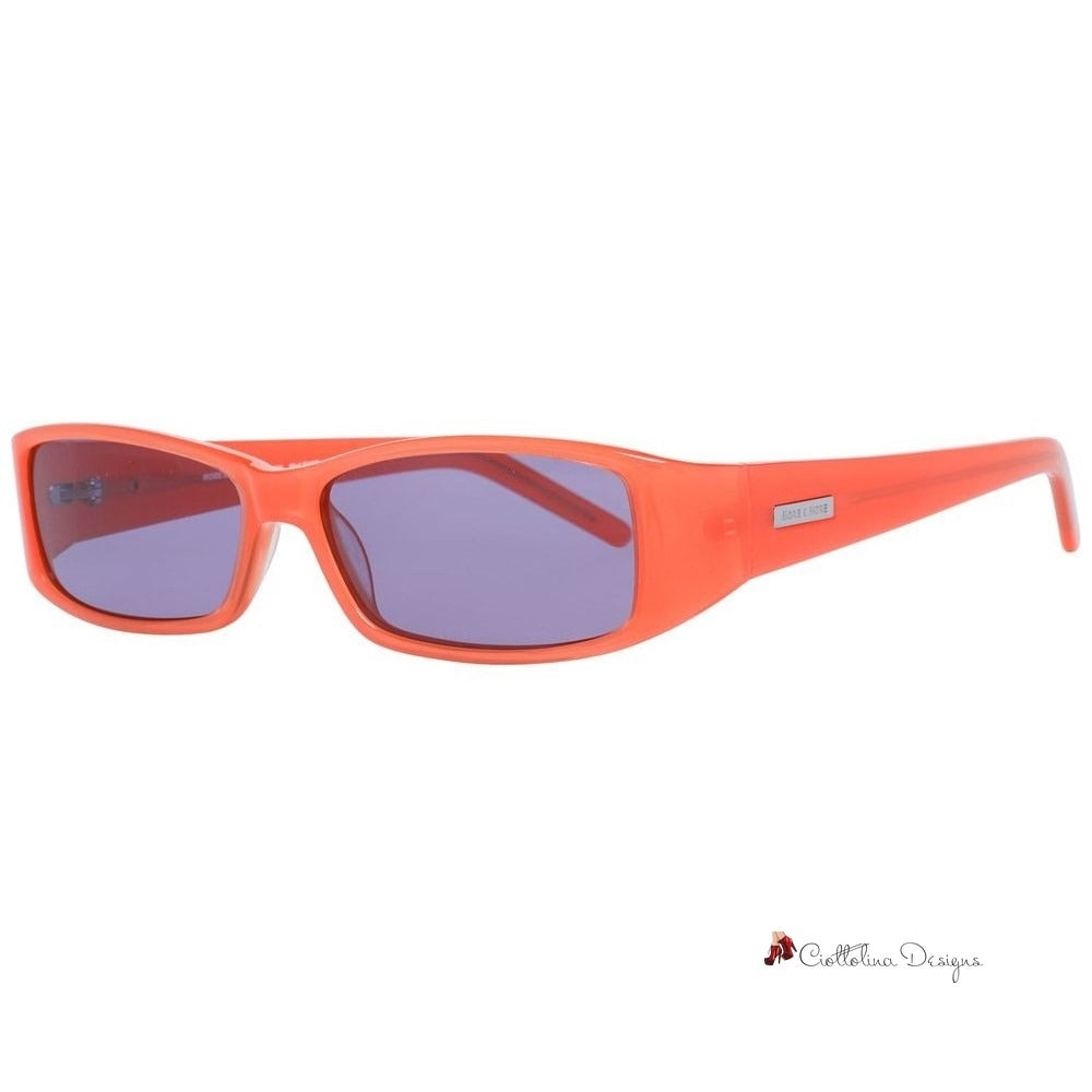 Orange Plastic Sunglasses