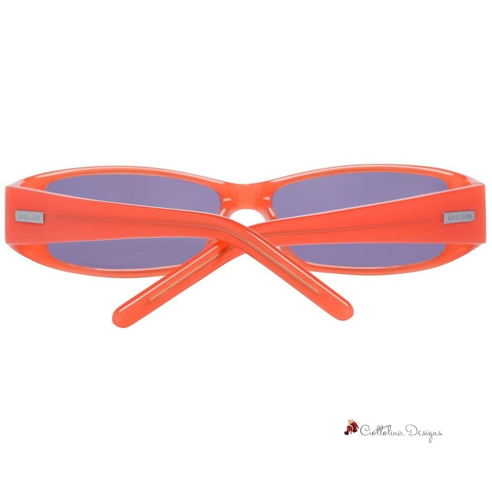 Orange Plastic Sunglasses