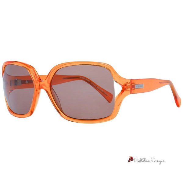 Orange Plastic Sunglasses