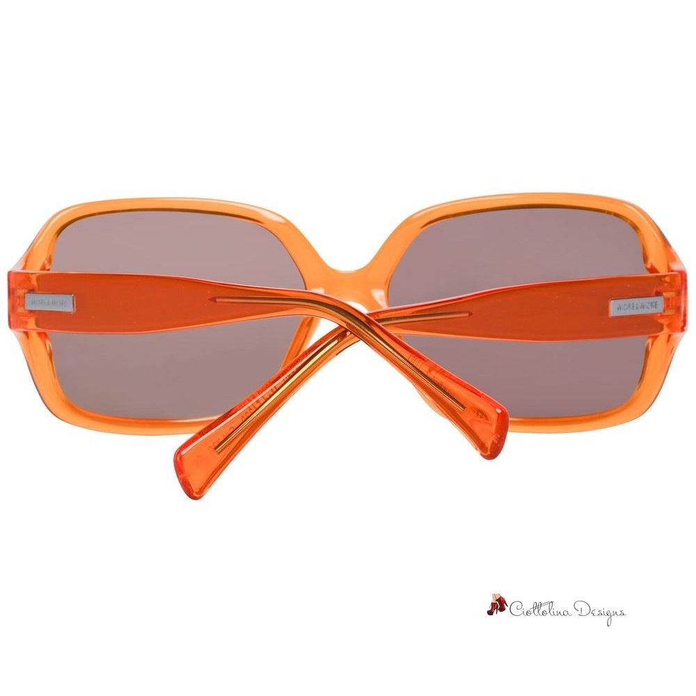 Orange Plastic Sunglasses