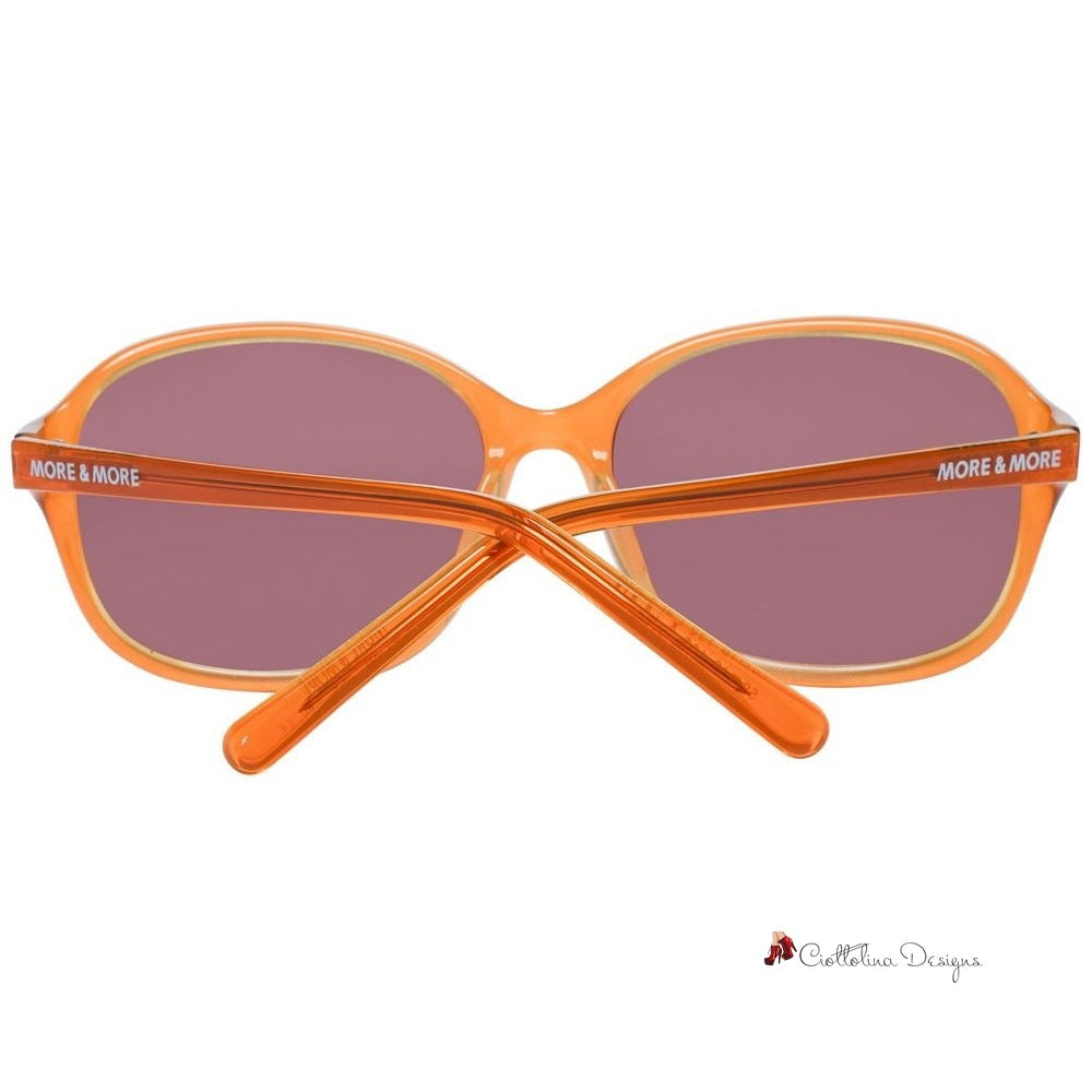 Orange Plastic Sunglasses