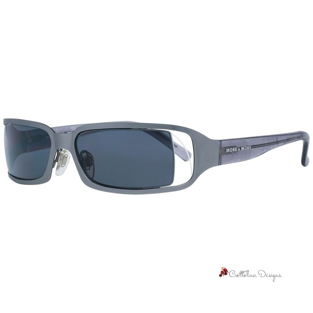 Gray Metal And Plastic Sunglasses