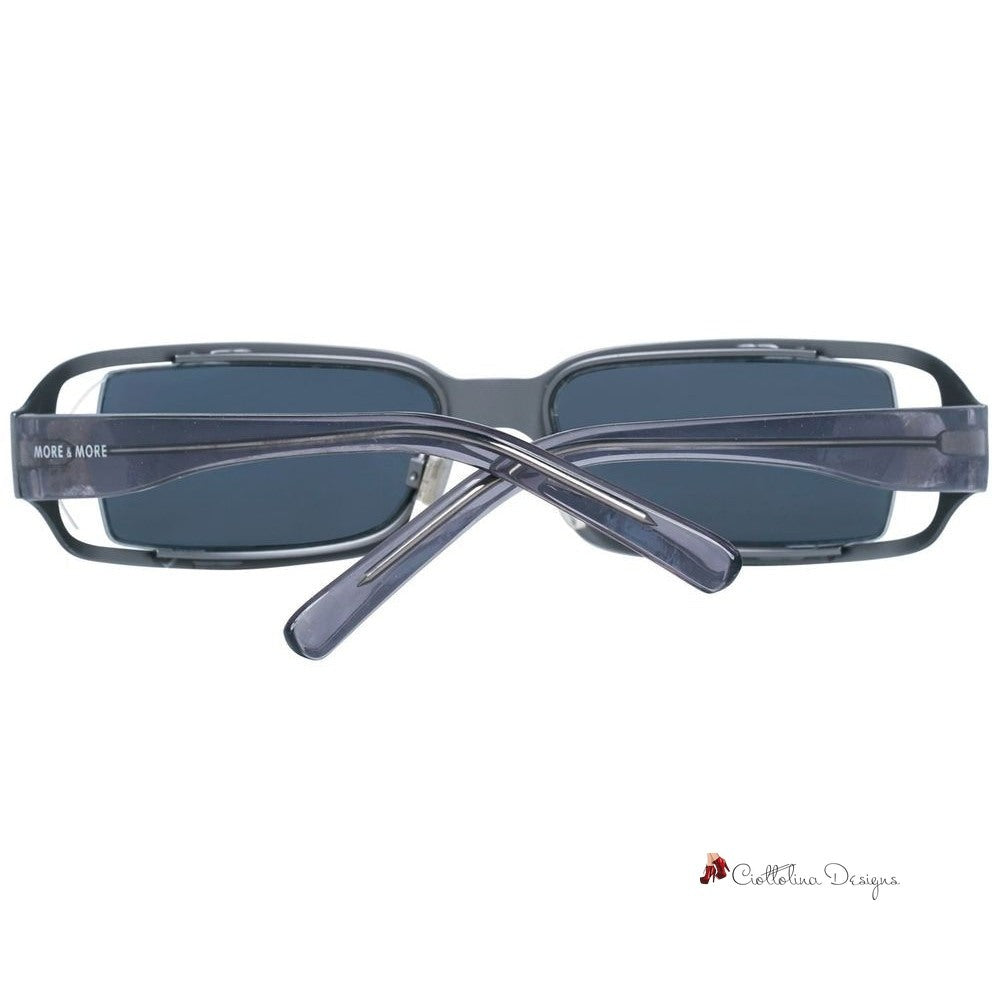 Gray Metal And Plastic Sunglasses