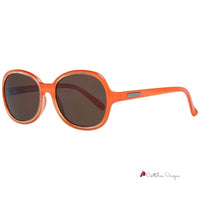 Orange Plastic Sunglasses