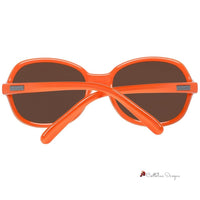 Orange Plastic Sunglasses