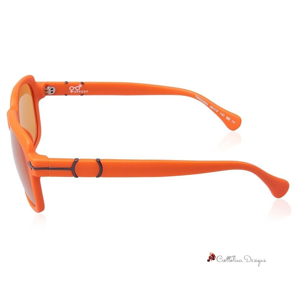 Orange Acetate Sunglasses