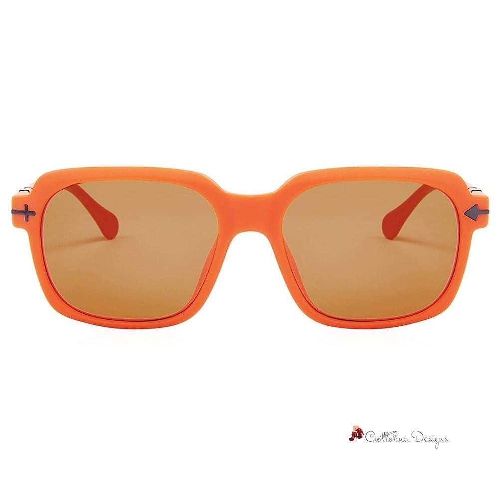 Orange Acetate Sunglasses