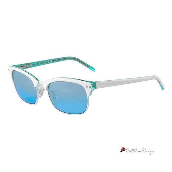 White Acetate Sunglasses