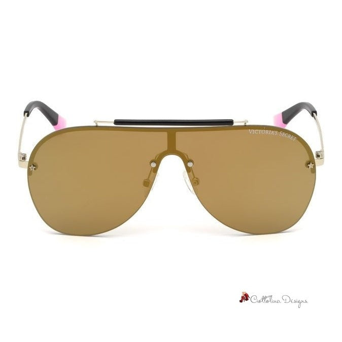 Rose Gold Metal Sunglasses