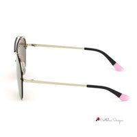 Rose Gold Metal Sunglasses