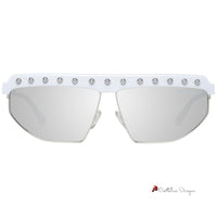 White Metal Sunglasses