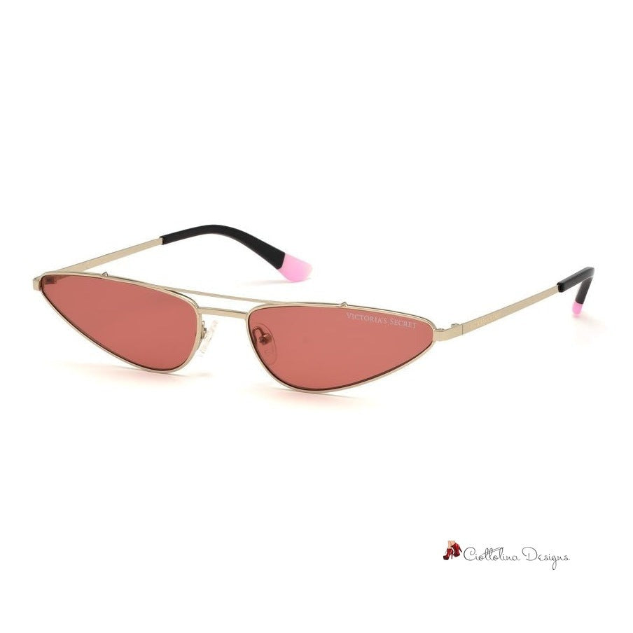 Rose Gold Metal Sunglasses